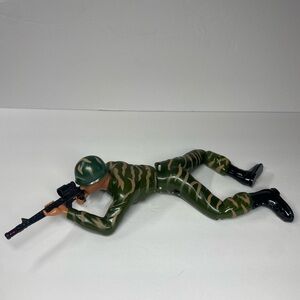 VTG 1987 Regency Inc 12" Crawling Battery Operated Army Soldier